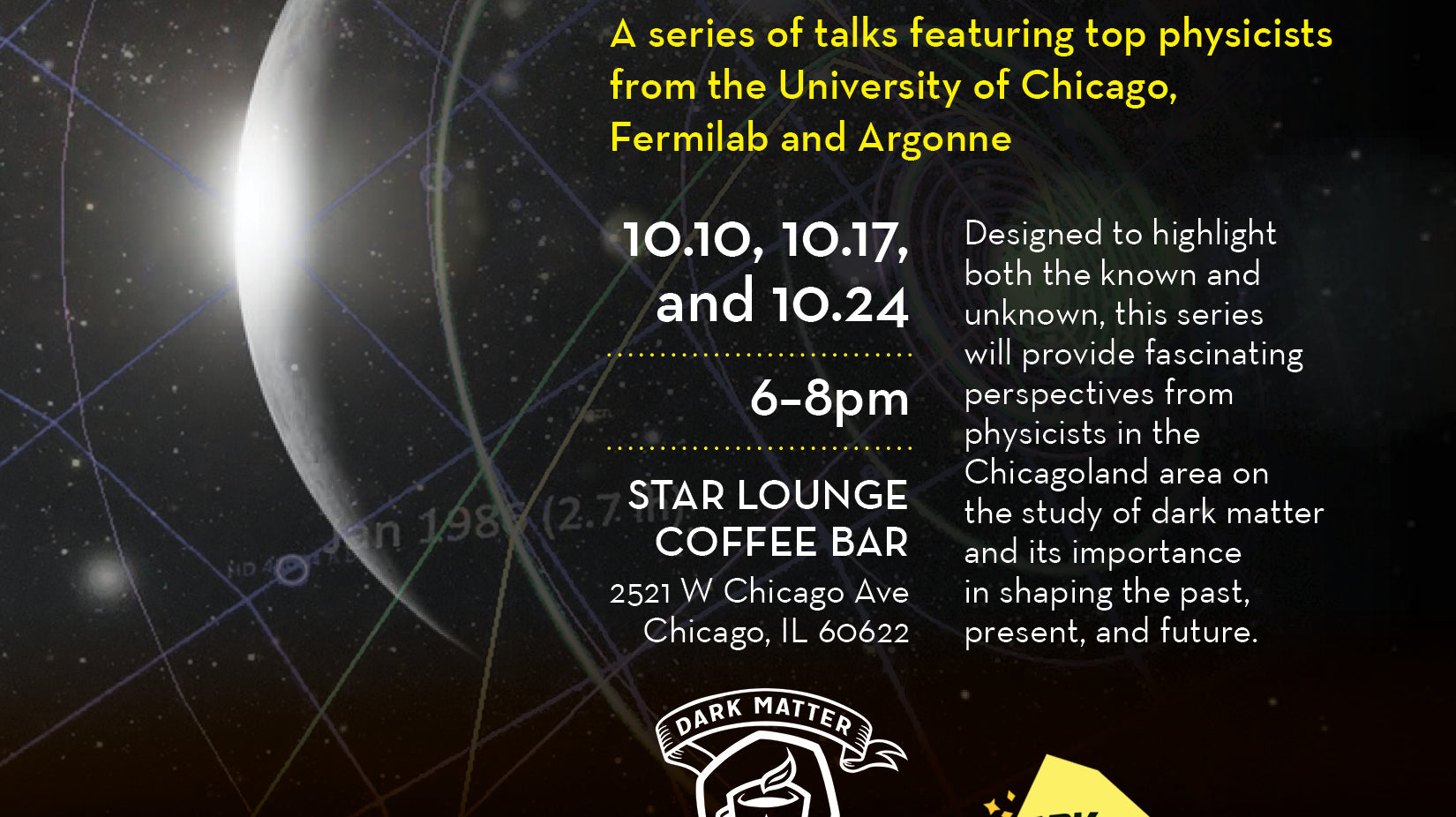 Dark Matter Day Discussion Series at Star Lounge Coffee Bar