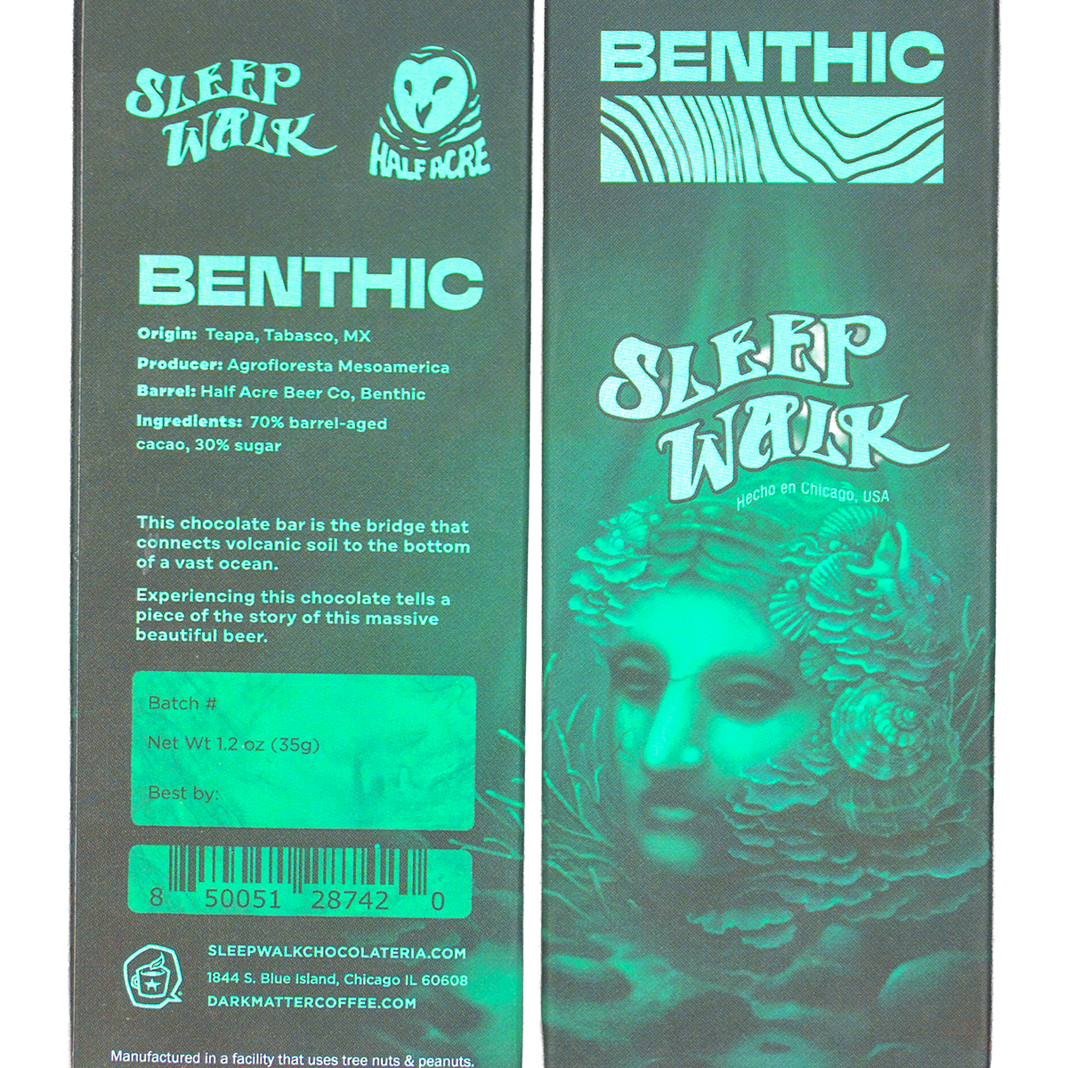 Sleep Walk Chocolate | Dark Matter Coffee |Half Acre Beer Co