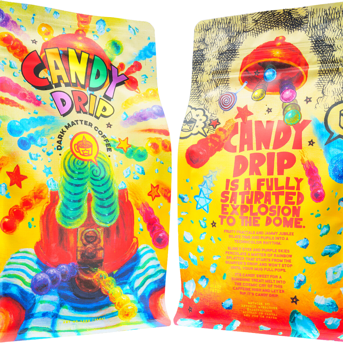 アンドドリップ　&amp;Drip DRIP6457】South Overcross Digital Print Straight Pants “GET YOUR