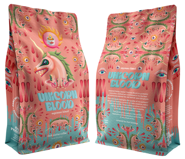 Unicorn Blood Espresso Blend Coffee Beans | Dark Matter Coffee