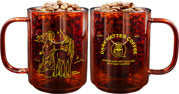 Dark Matter Coffee Robin Eisenberg Glass Mug 2-Pack